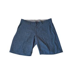 V46 Men's Golf shorts, lightweight, performance, size 36; Navy Blue pattern